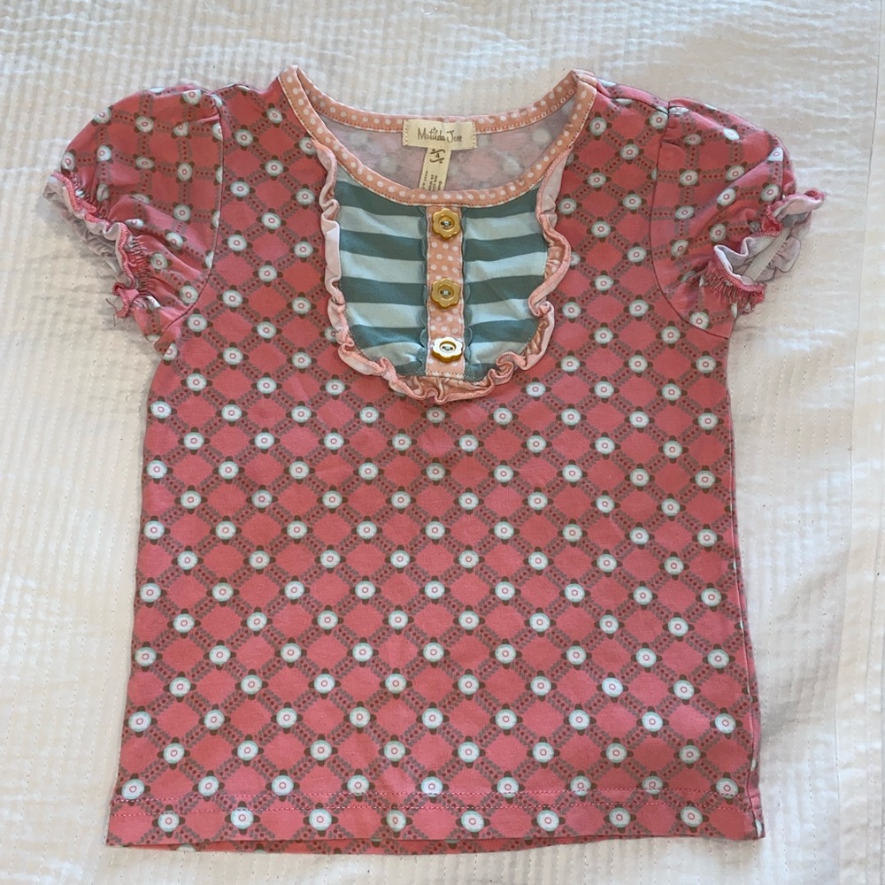 Top with ruffle
